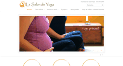 Desktop Screenshot of lesalondeyoga.com
